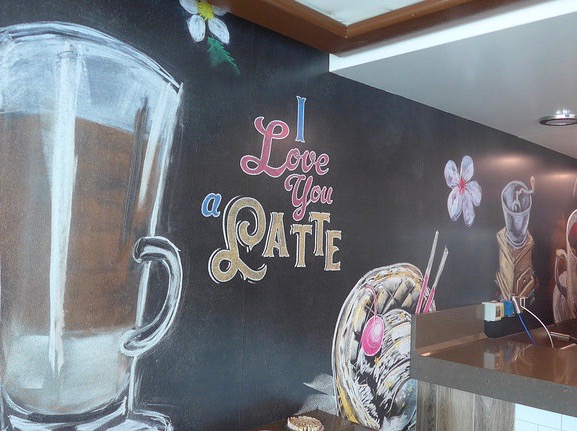 Coffee & Cones Caribbean Princess wall art