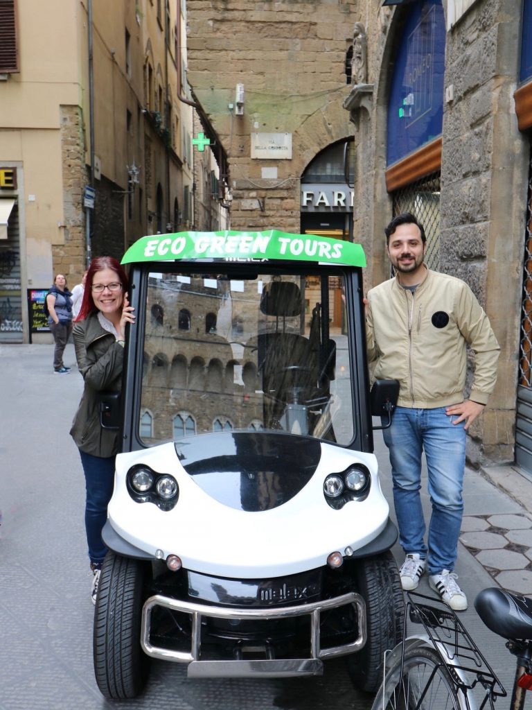 Vegancruiser and Luca driver Eco Green Tours