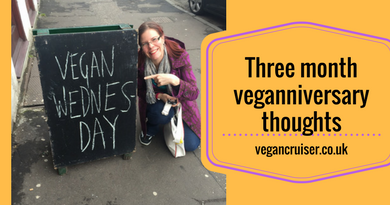 3 month vegan anniversary
