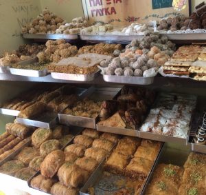 Vegan baklava Corfu town bakery