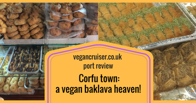 Corfu port review Vegancruiser