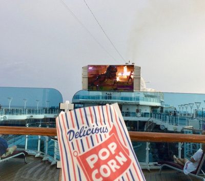 Movies Under the Stars Princess Cruises popcorn