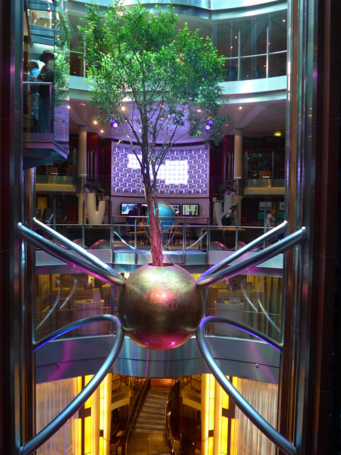 Celebrity Eclipse Atrium tree