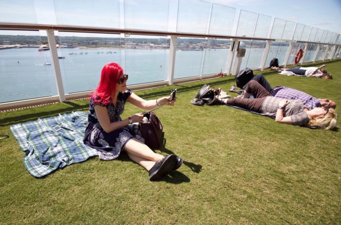 Vegancruiser on Lawn Deck 