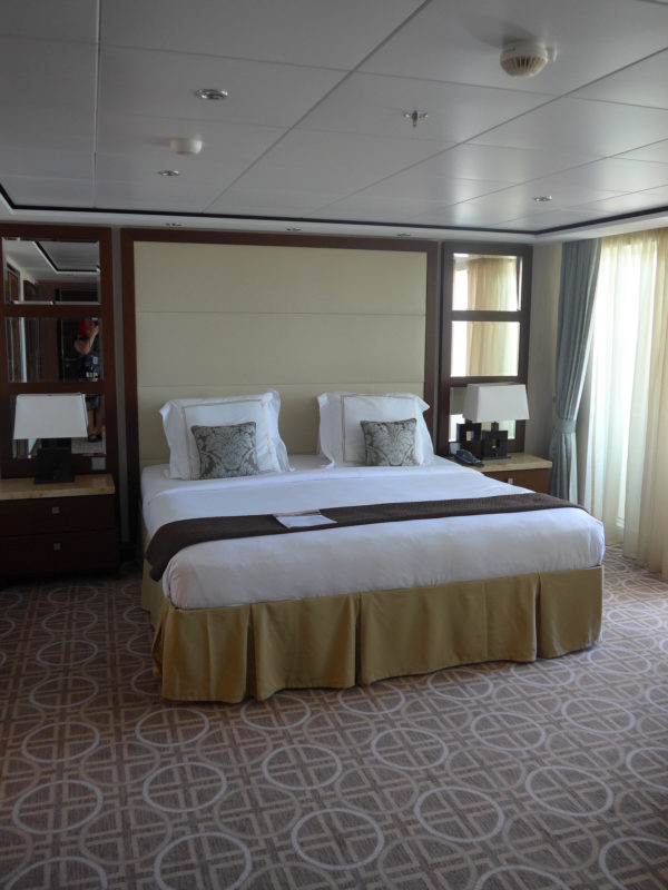 Celebrity Eclipse Penthouse bedroom