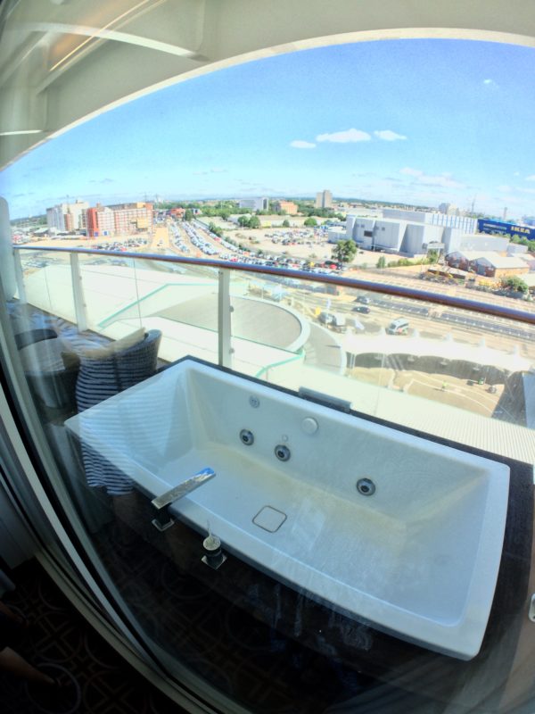 Eclipse Royal Suite balcony jacuzzi