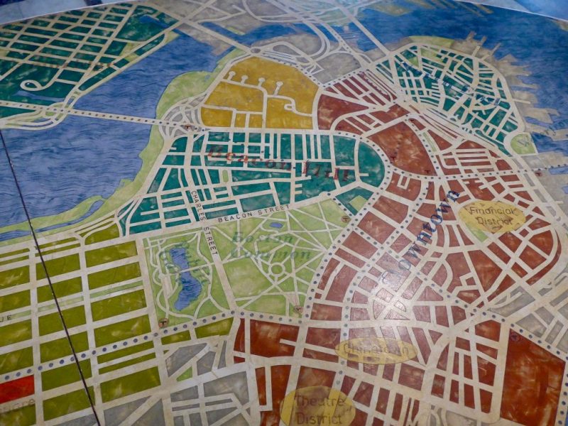Boston map table