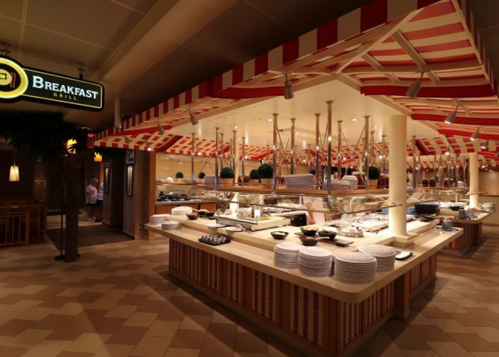 Carnival Horizon Marketplace buffet