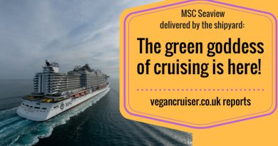 MSC Seaview a green vegan goddess of a ship