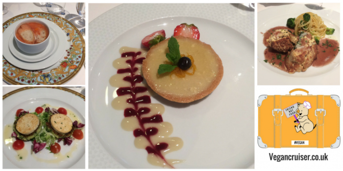 Oceania Cruises vegan lunch