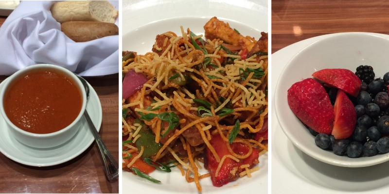 Carnival Horizon vegan dinner menu