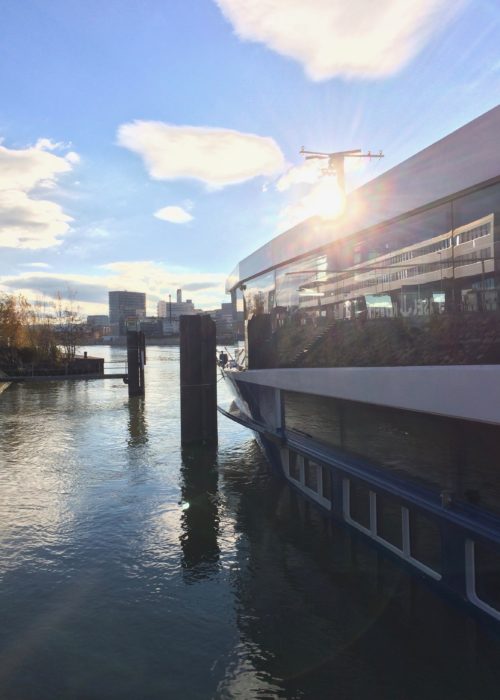 Thurgau Ultra docked in Basel Klybeck