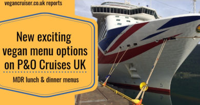 P&O vegan menu vegancruiser blog post 2019