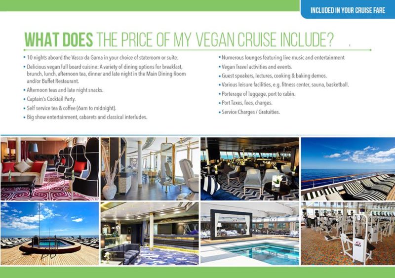 Vegan Baltic cruise with Vegan Travel what is included