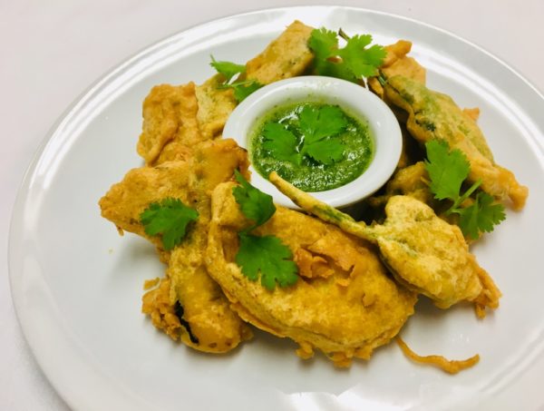 Azamara vegan menu pakora