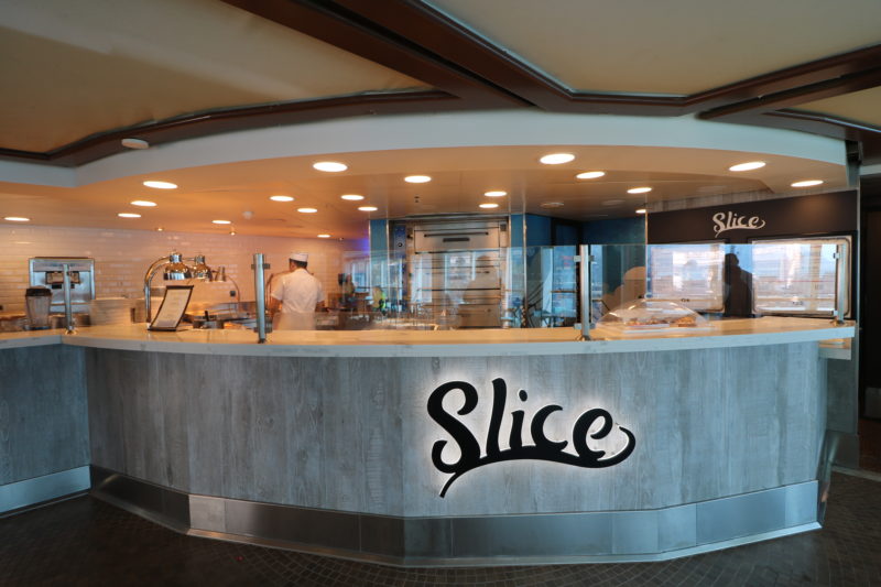 Slice pizza bar lido deck Crown Princess