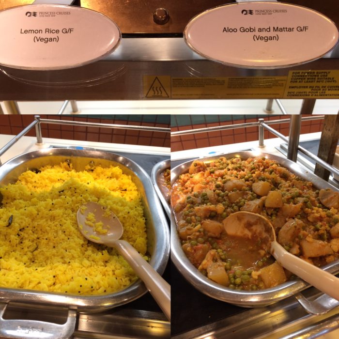 Crown Princes vegan curry in buffet