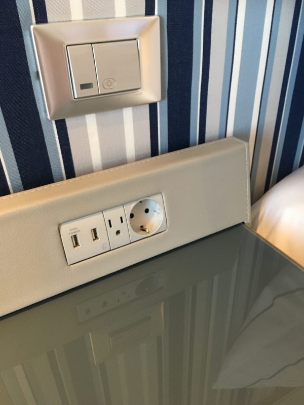 Viking Ocean cruises plug sockets USB points