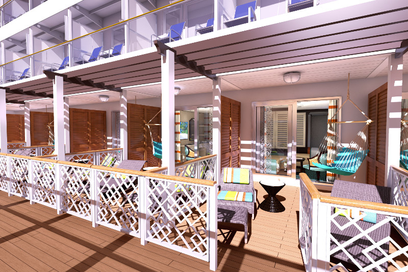 Carnival Havana cabana patio PR image