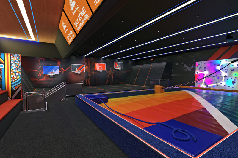 Carnival Panorama Skyzone trampoline park PR image