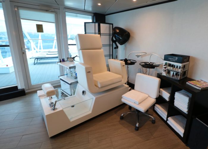 Azamara Journey salon and nail bar