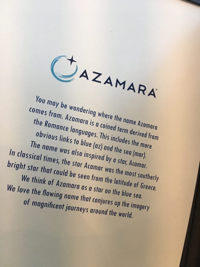 Azamara meaning of name