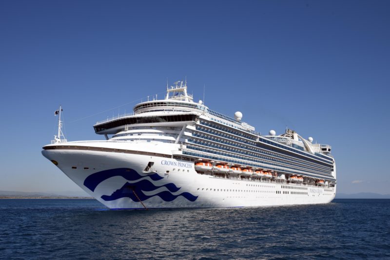 free cabin upgrades Princess Cruises promotion ship image of Crown Princess
