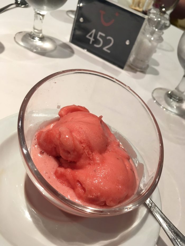 Marella vegan food dessert sorbet in Vista