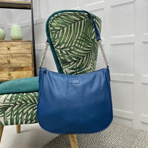 vegan friendly MiaTui bags Charlotte SS21 colour petrol blue