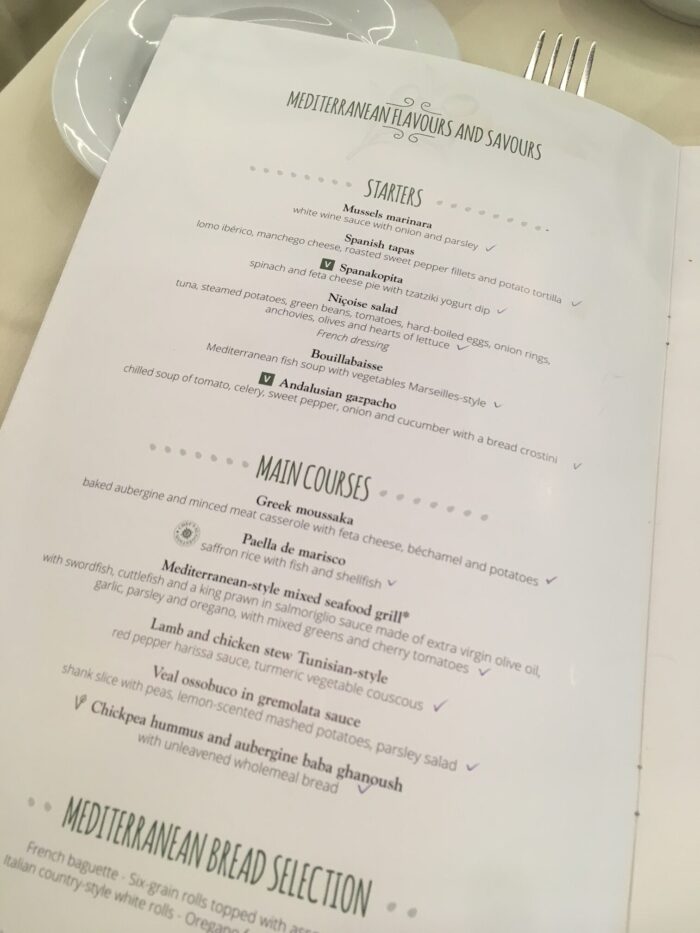 msc virtuosa yacht club room service menu