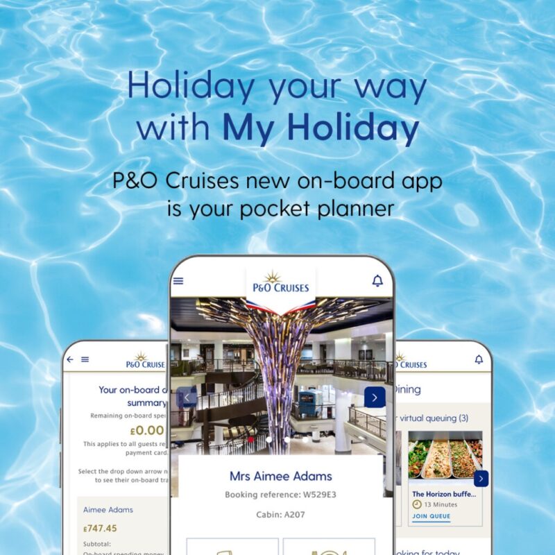 P&O My Holiday app ad