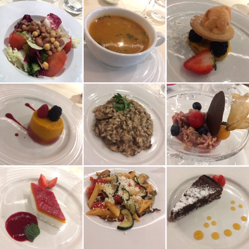 MSC vegan starters and desserts