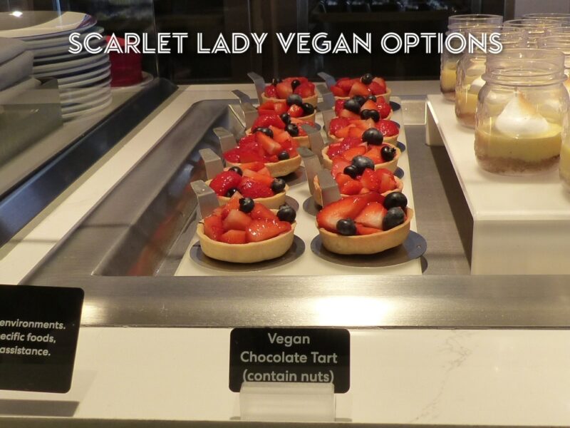 Virgin Voyages Galley vegan pastry