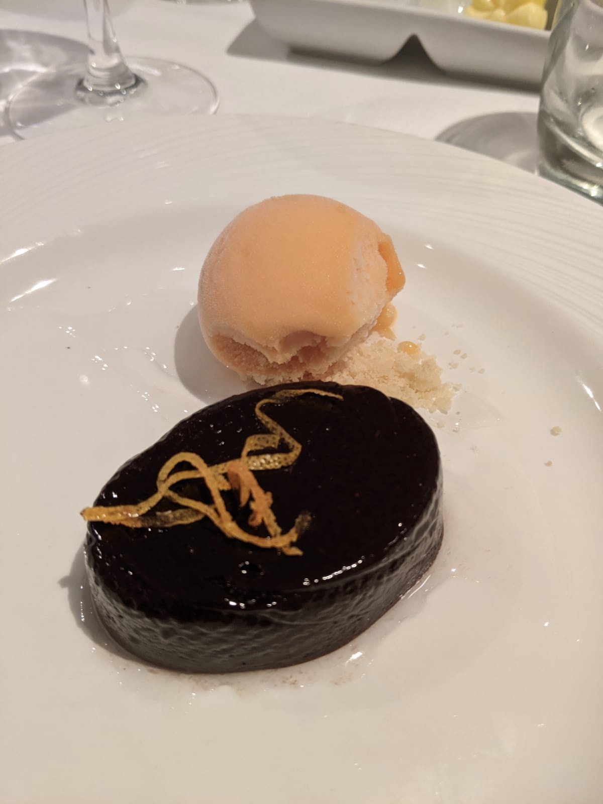 P&O vegan dessert chocolate 