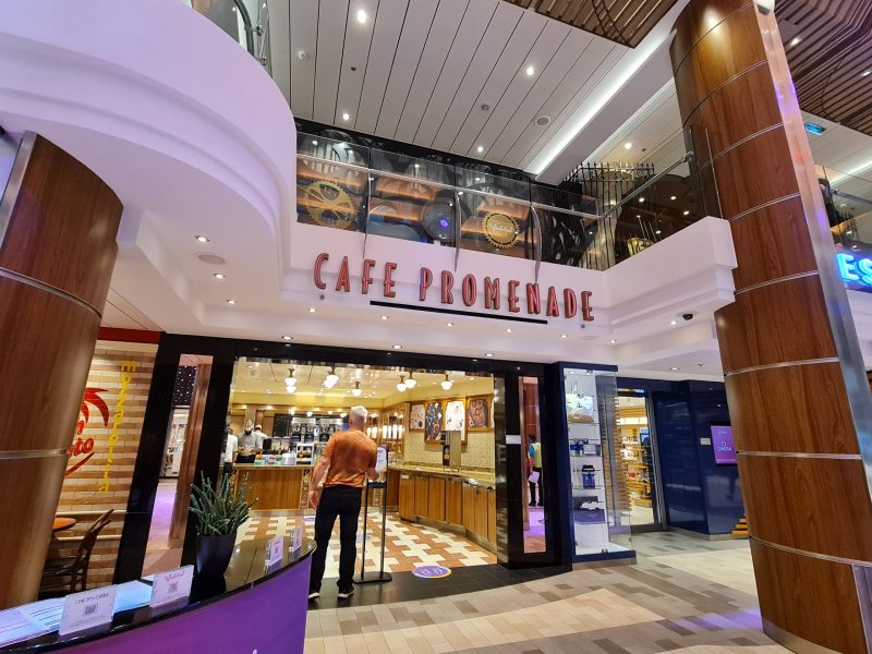 Cafe Promenade Anthem of the Seas photo by Paul & Carole love to Travel blog