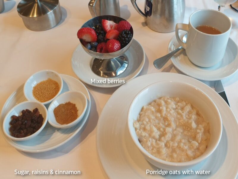 MDR vegan breakfast Royal Caribbean Anthem of the Seas